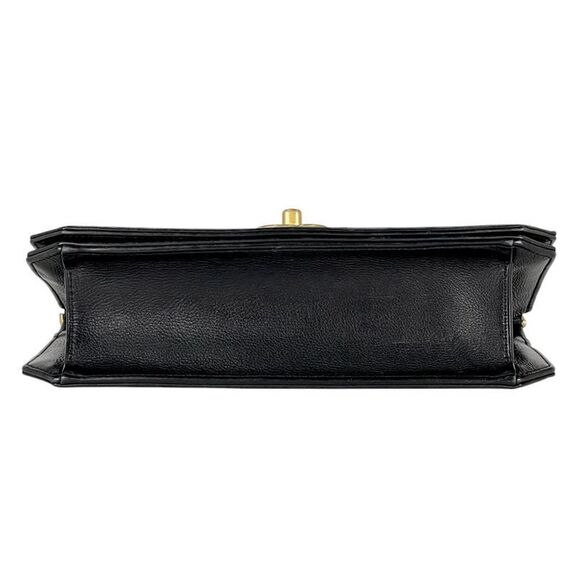 Chanel Cocomark Chain Shoulder Bag Matelasse Shoulder Bag Leather Black Ladies - Picture 5 of 11